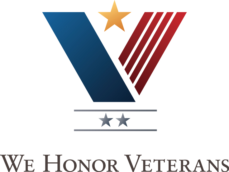 The We Honor Veterans logo
