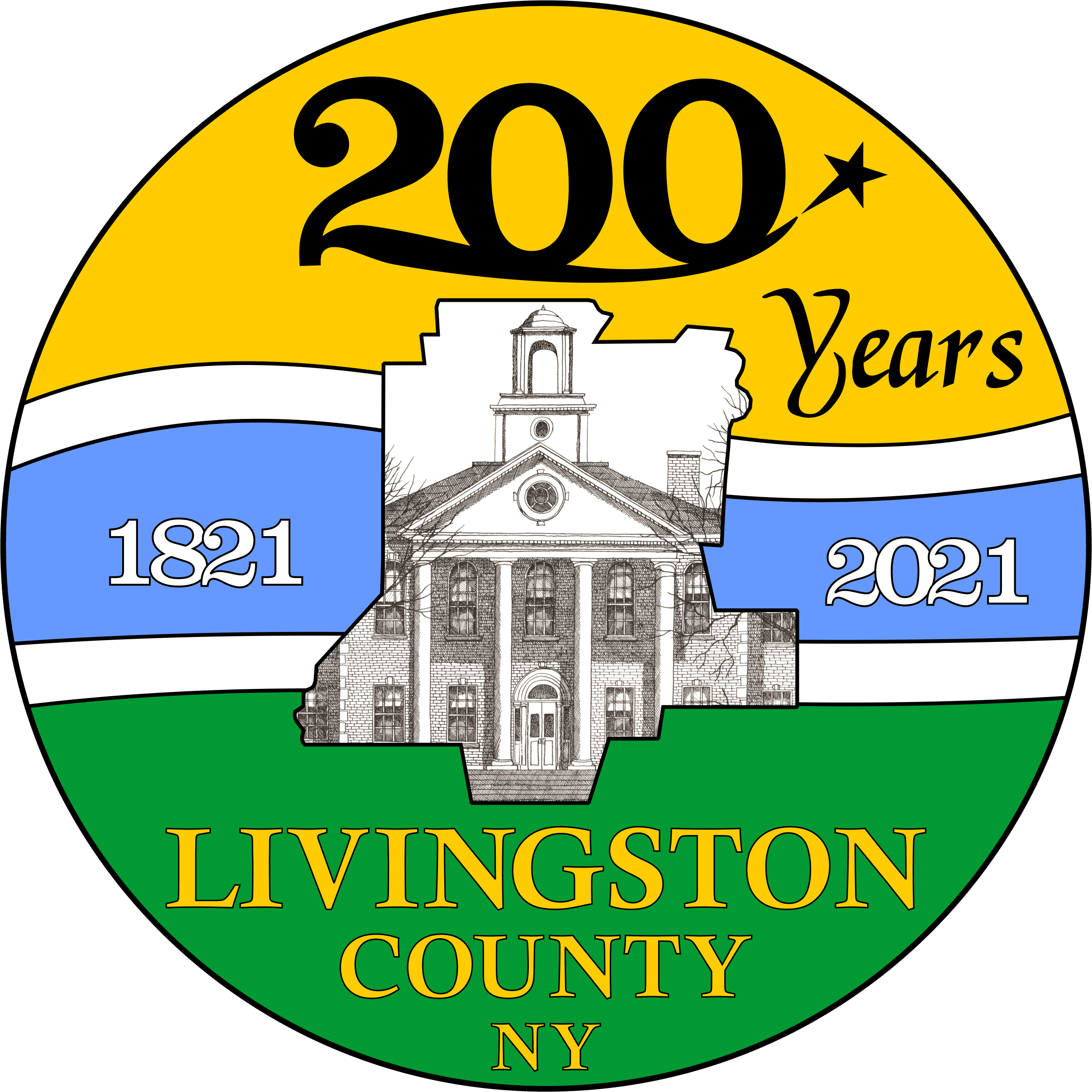 Livingston County Bicentennial Seal